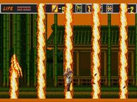 une photo d'Ã©cran de The Revenge of Shinobi sur Sega Megadrive